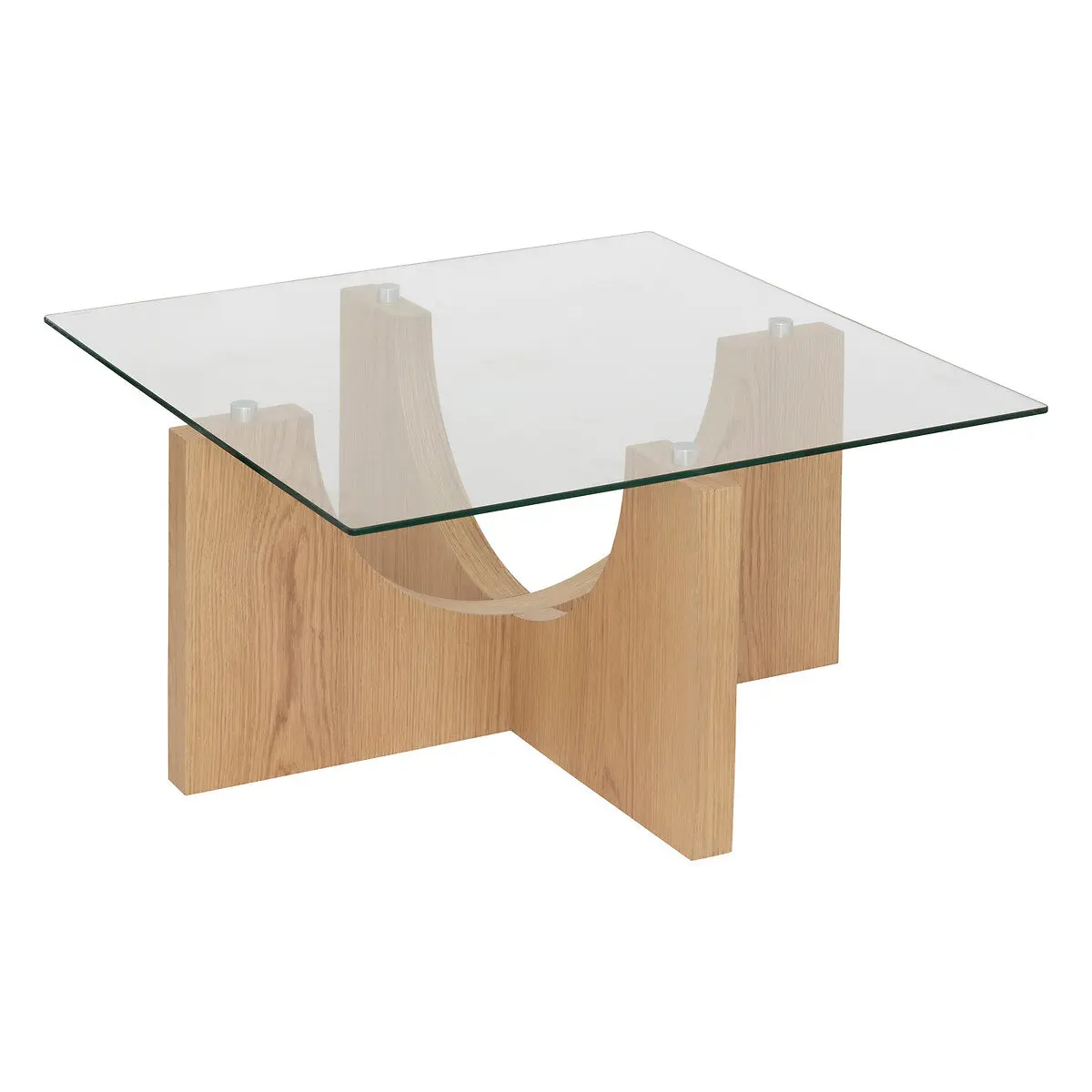 Table basse Etini Miel, 85x85x45 cm