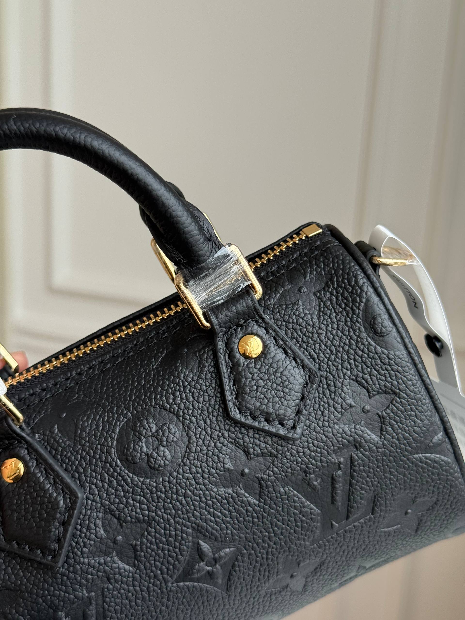 Louis Vuitton Nano Speedy Monogram Empreinte Mini Bag