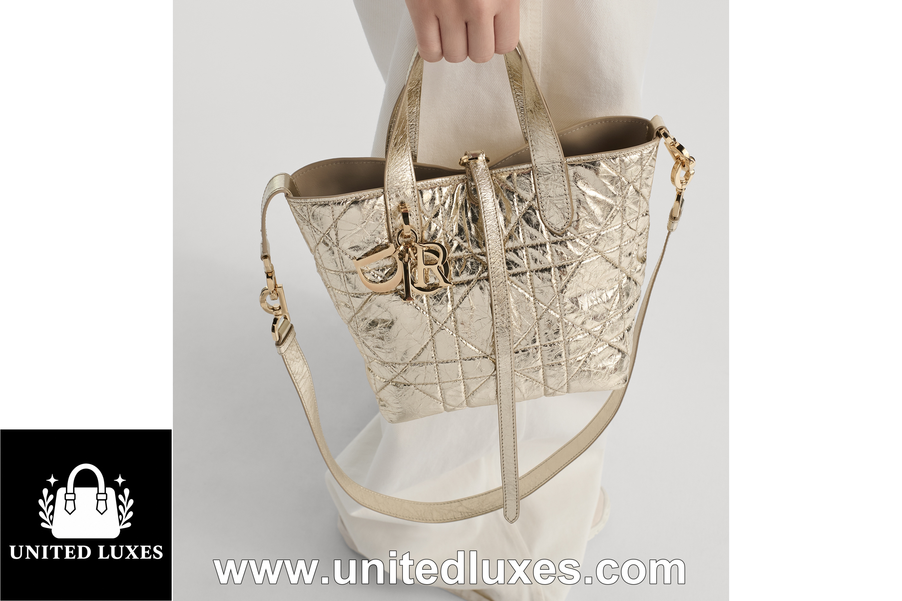 Replica Small Dior Toujours Vertical Tote Bag