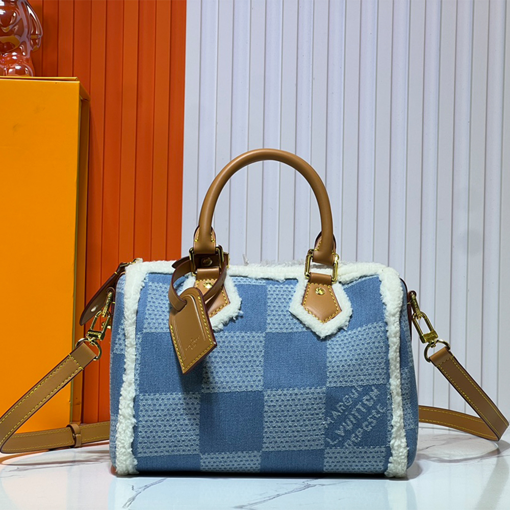 LV Speedy25 Denim Canvas Bag
