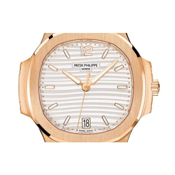 Patek Philippe Nautilus Rose Gold 7118-1R-001 with Silvery Opaline dial【1:1 Replica】