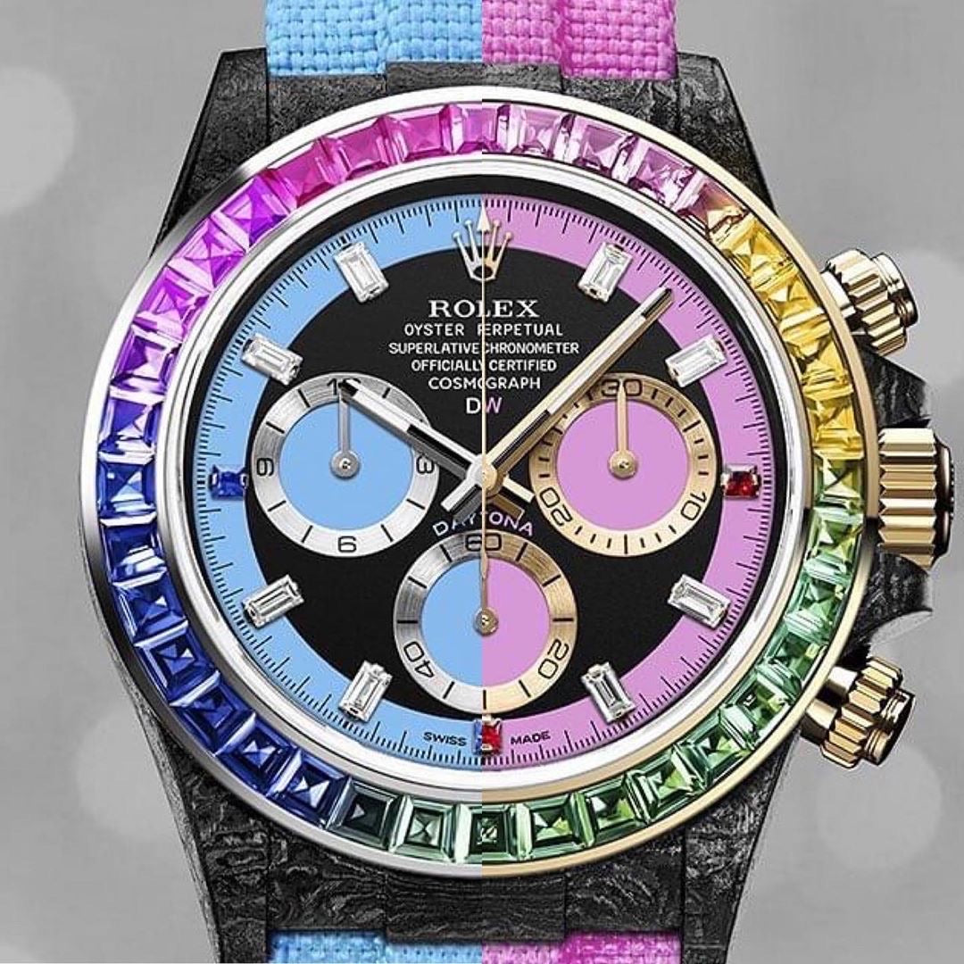 DiW Rolex Daytona RAINBOW BLUE【1:1 Replica】