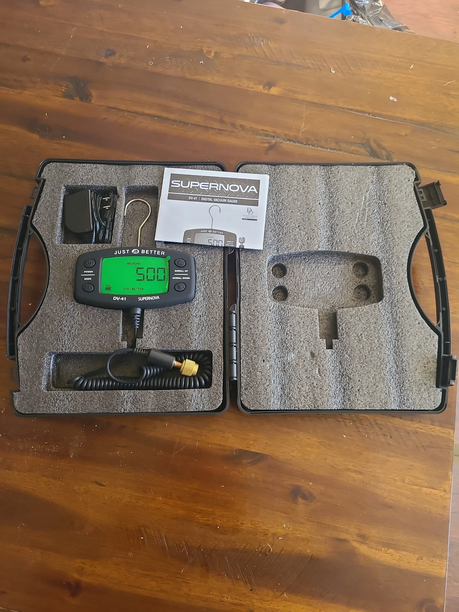 JB Industries DV-41 Digital Vacuum Gauge New NPA0I