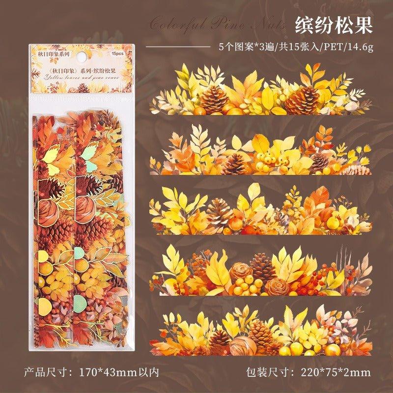 1175 Stamping Stickers Autumn Impression Series