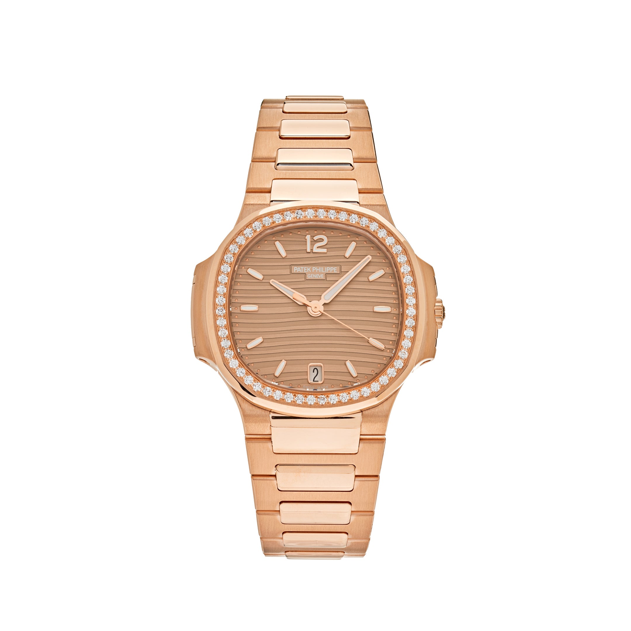 Patek Philippe Nautilus 35.2mm Rose Gold 7118/1200R-010【1:1 Replica】