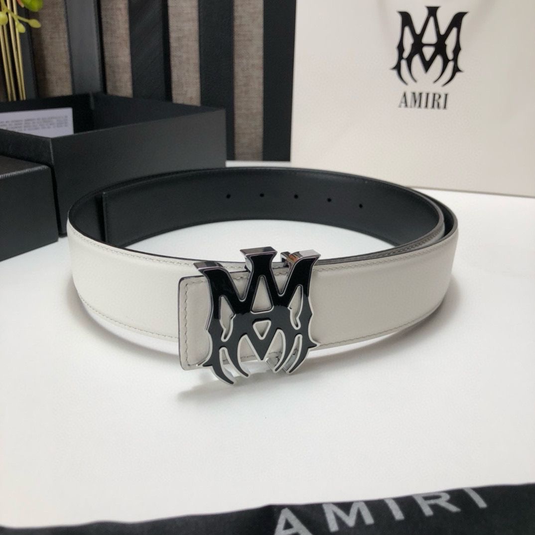 Amiri logo golden sliver anti-glare screen belts