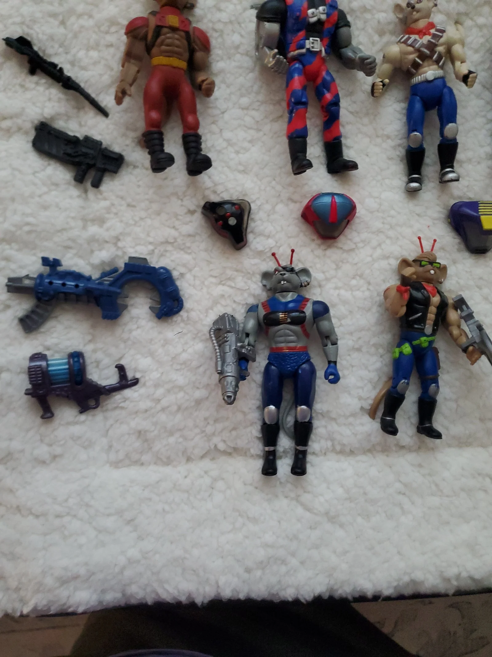 VINTAGE LOT OF BIKER MICE WITH SOME RARE R4ZC4