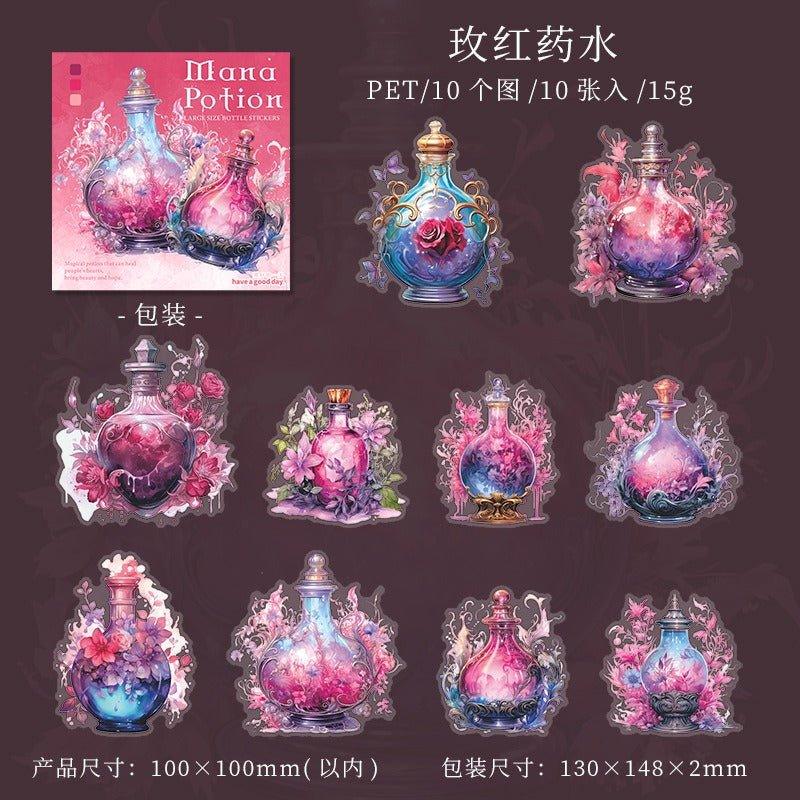 1037 Sticker Pack The Witch's Potion Collection