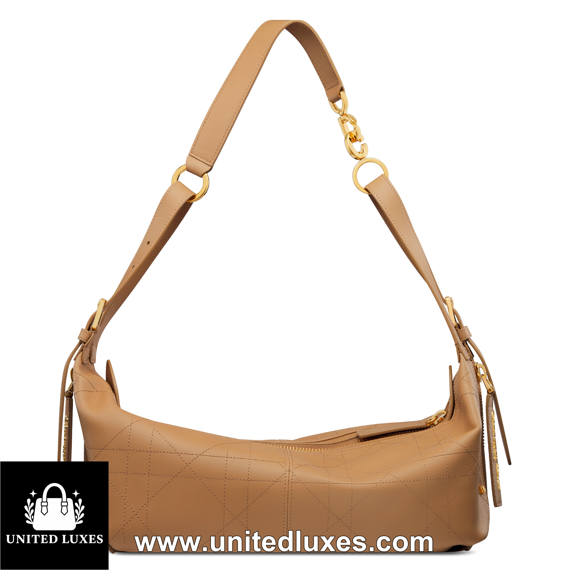 Replica Medium D-Journey Bag in Vintage Smooth Calfskin
