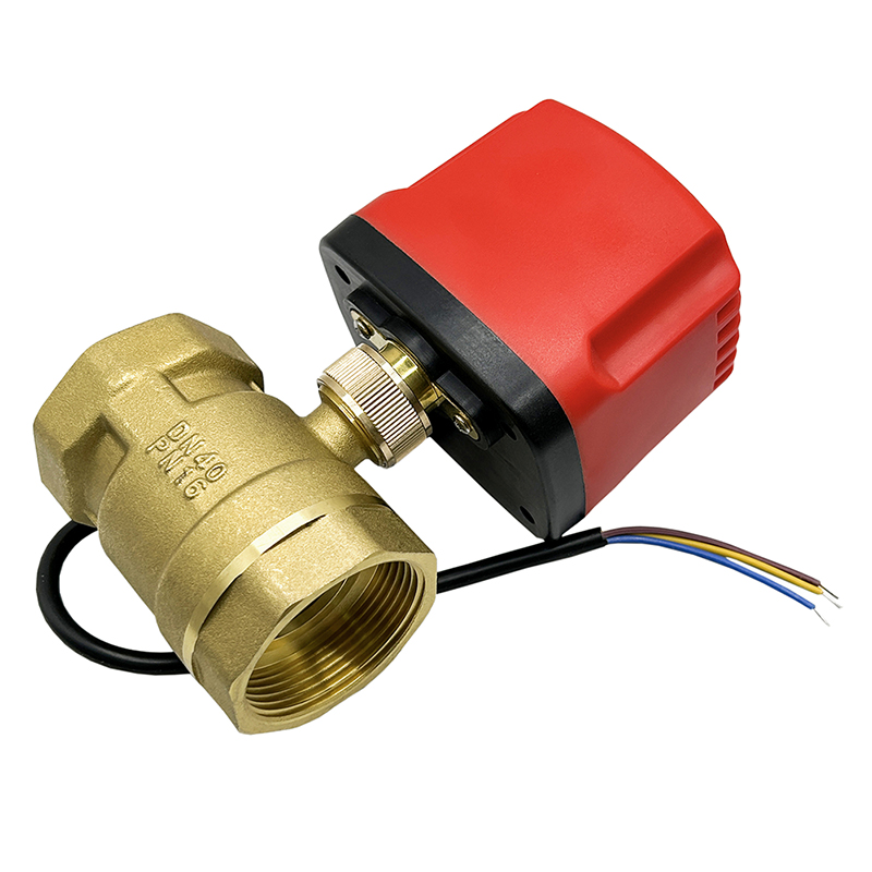 IP65 Waterproof Motorized Ball Valve 220V 12V 24V-3 Wire or 2 Wire Big Torque Metal Motor Brass Electric Ball Valve(DN15-DN50)