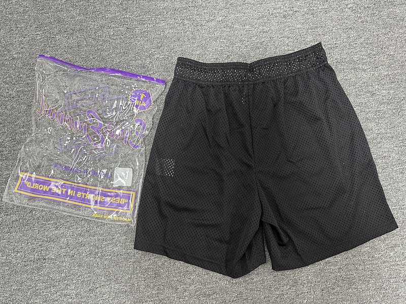 1:1 Version EE White Logo Shorts Black