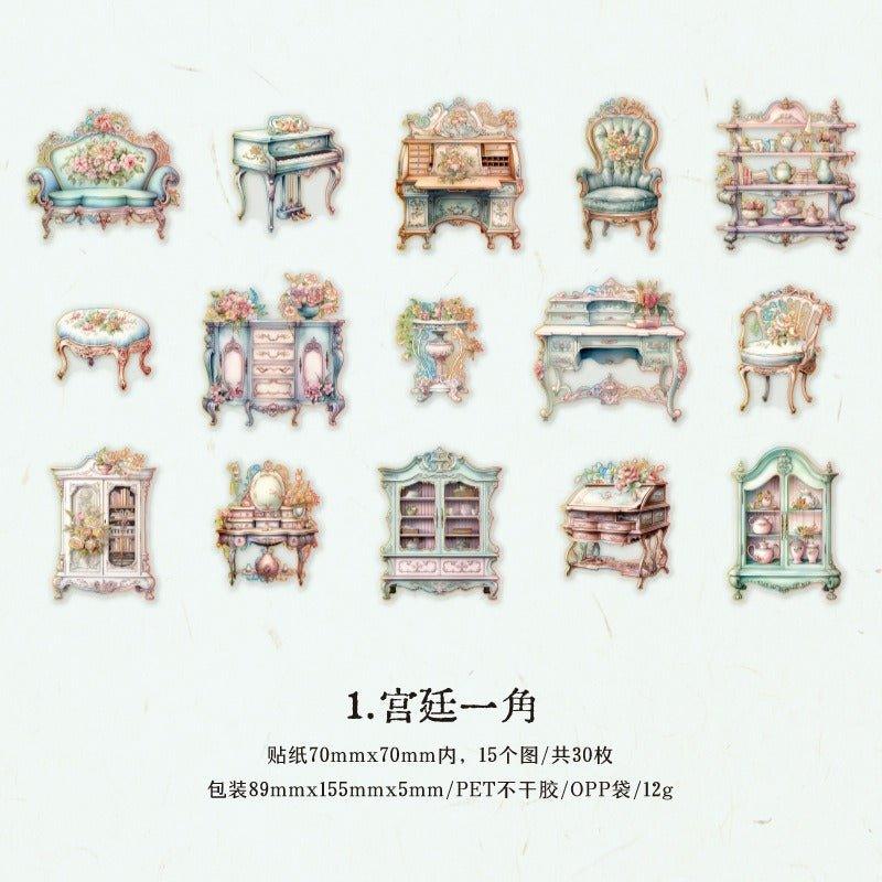 1137 Sticker Ryukyu Garden Series