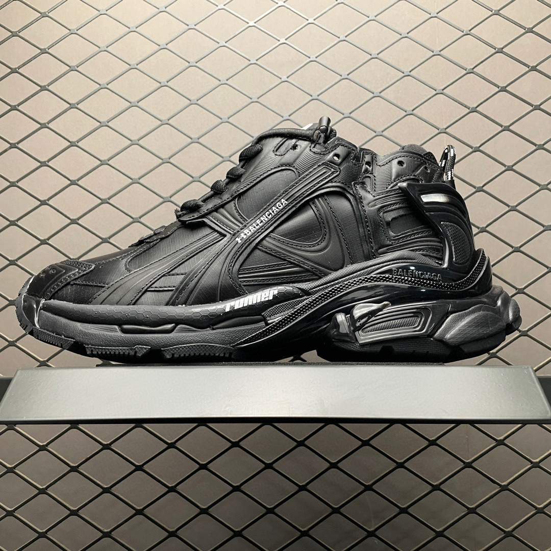 Under Armour & Balenciaga Runner Black