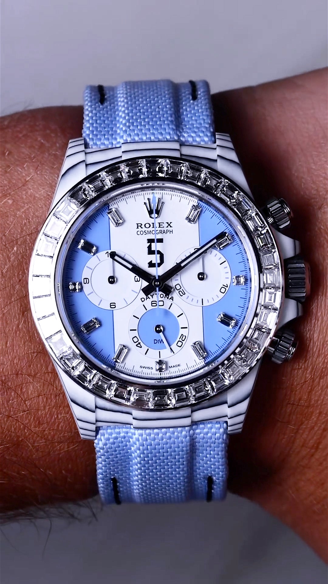 DiW Rolex Daytona LEANDRO PAREDES Diamond Bezel【1:1 Replica】