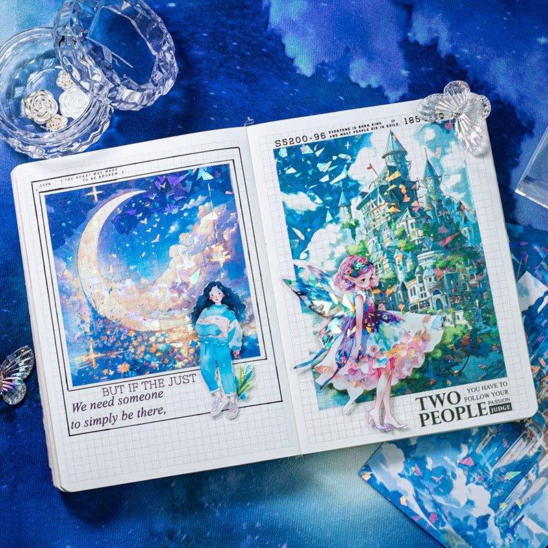 1024 shell light background material stickers sky city