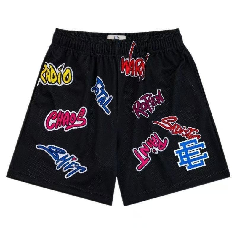 Eric Emanuel printed shorts black