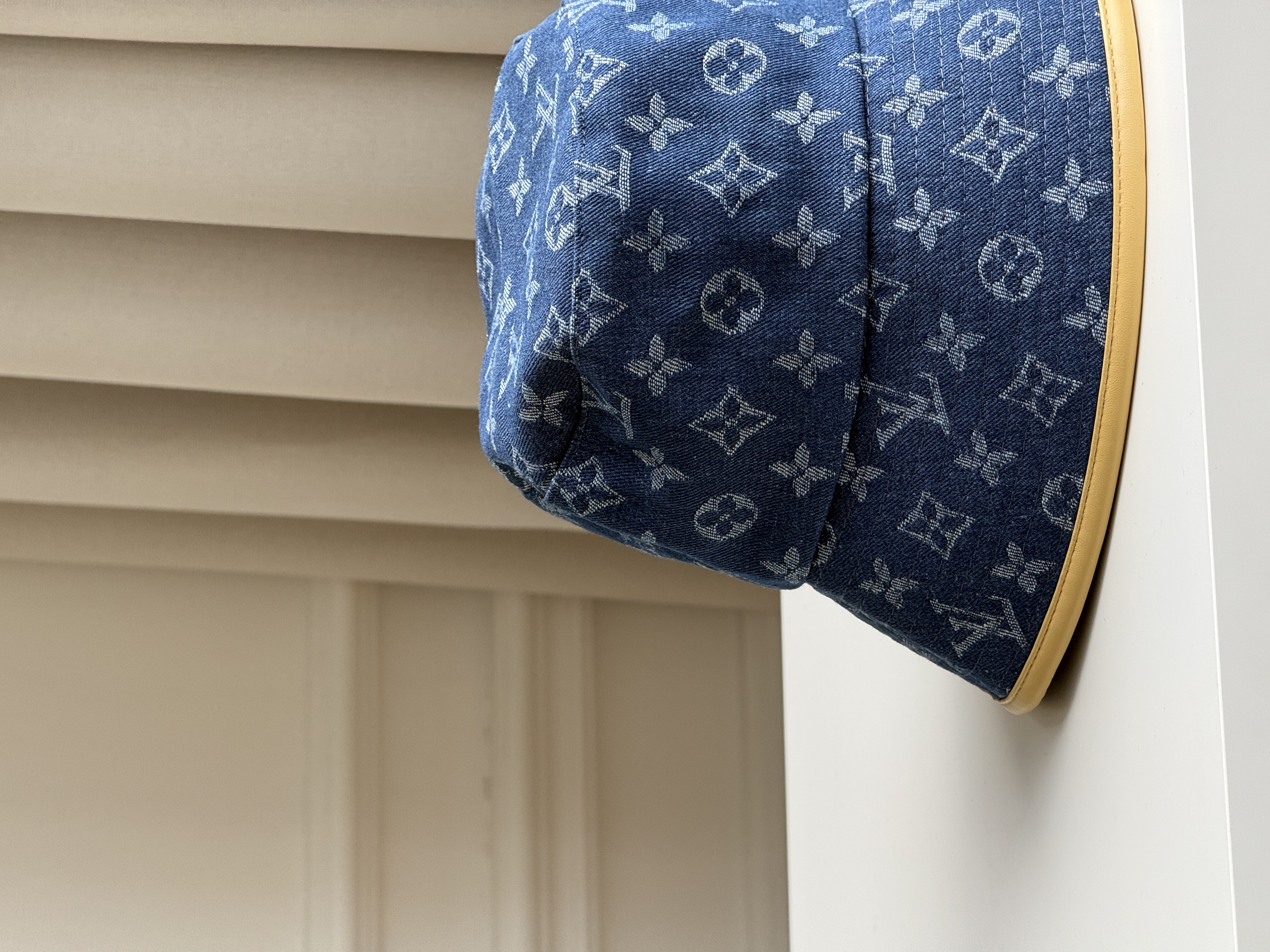 Louis Vuitton Blue Denim Monogram Bucket Hat