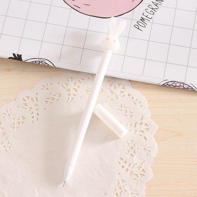 9029 Creative cartoon stationery cute cute rabbit jelly neutral pen black