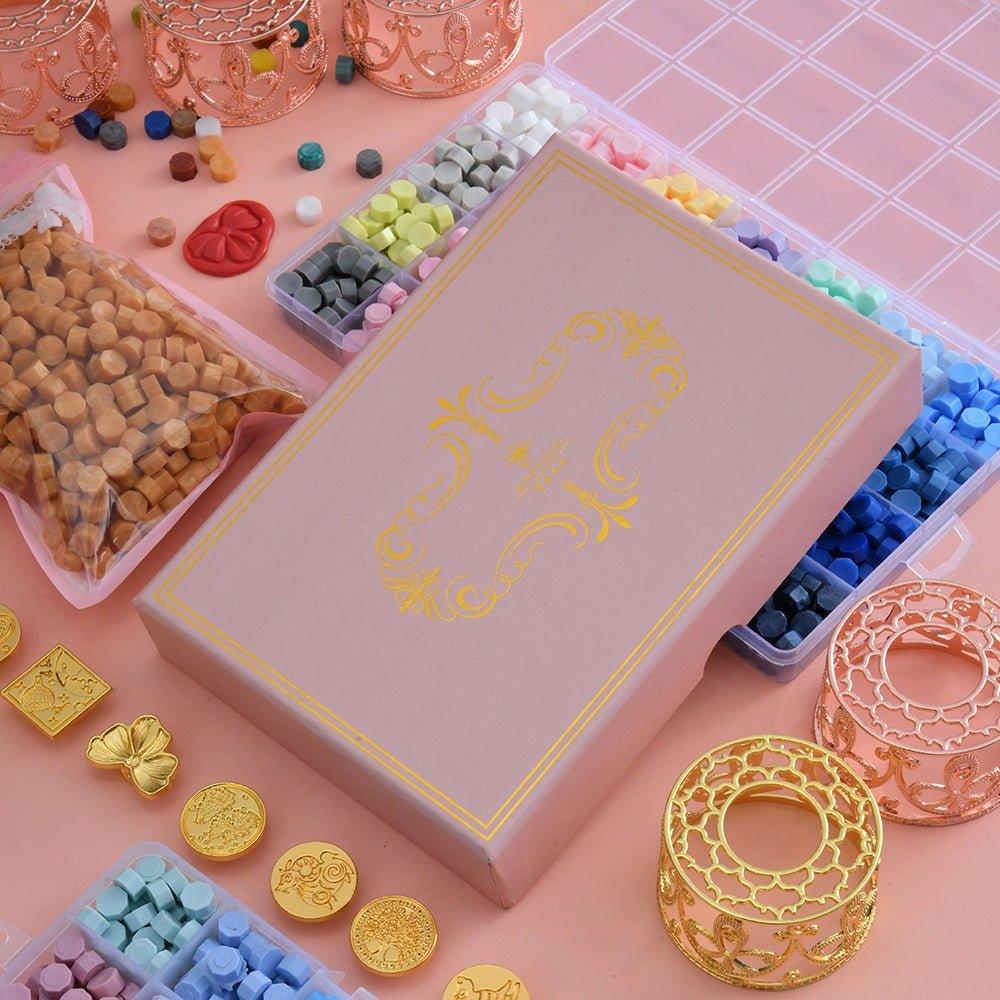 5017 Fire Lacquer Wax Set Wax Grain Valentine's Day Gift