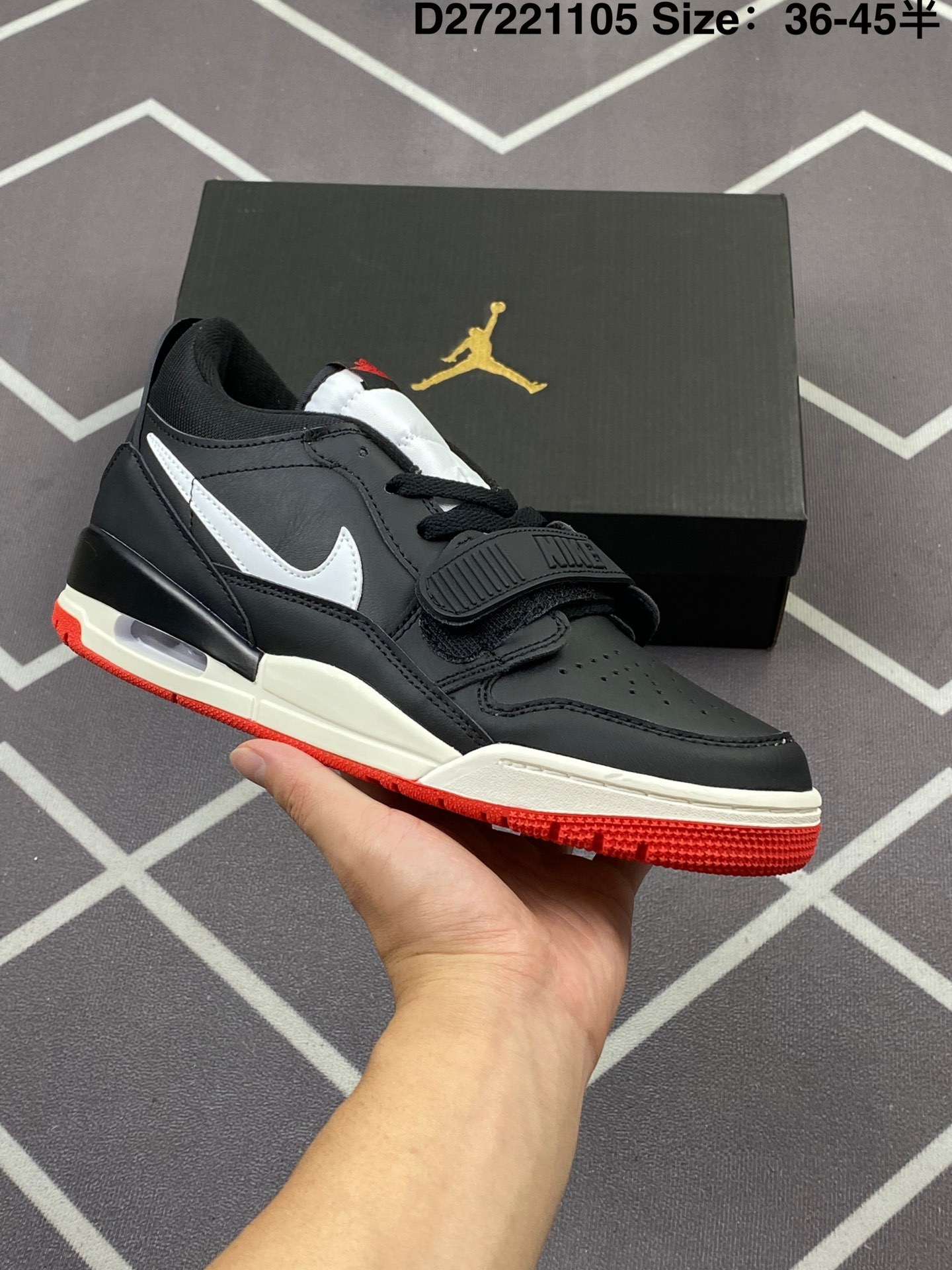 Air Jordan Legacy 312 Low AJ312  Black X White