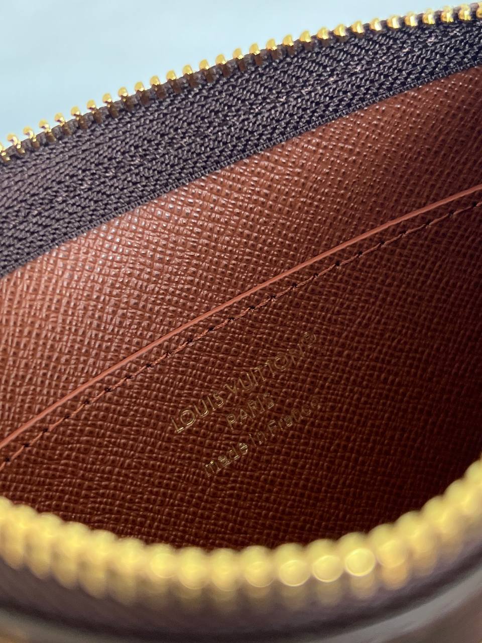 Louis Vuitton Classic Monogram Coated Canvas Zipper Coin & Card Pouch