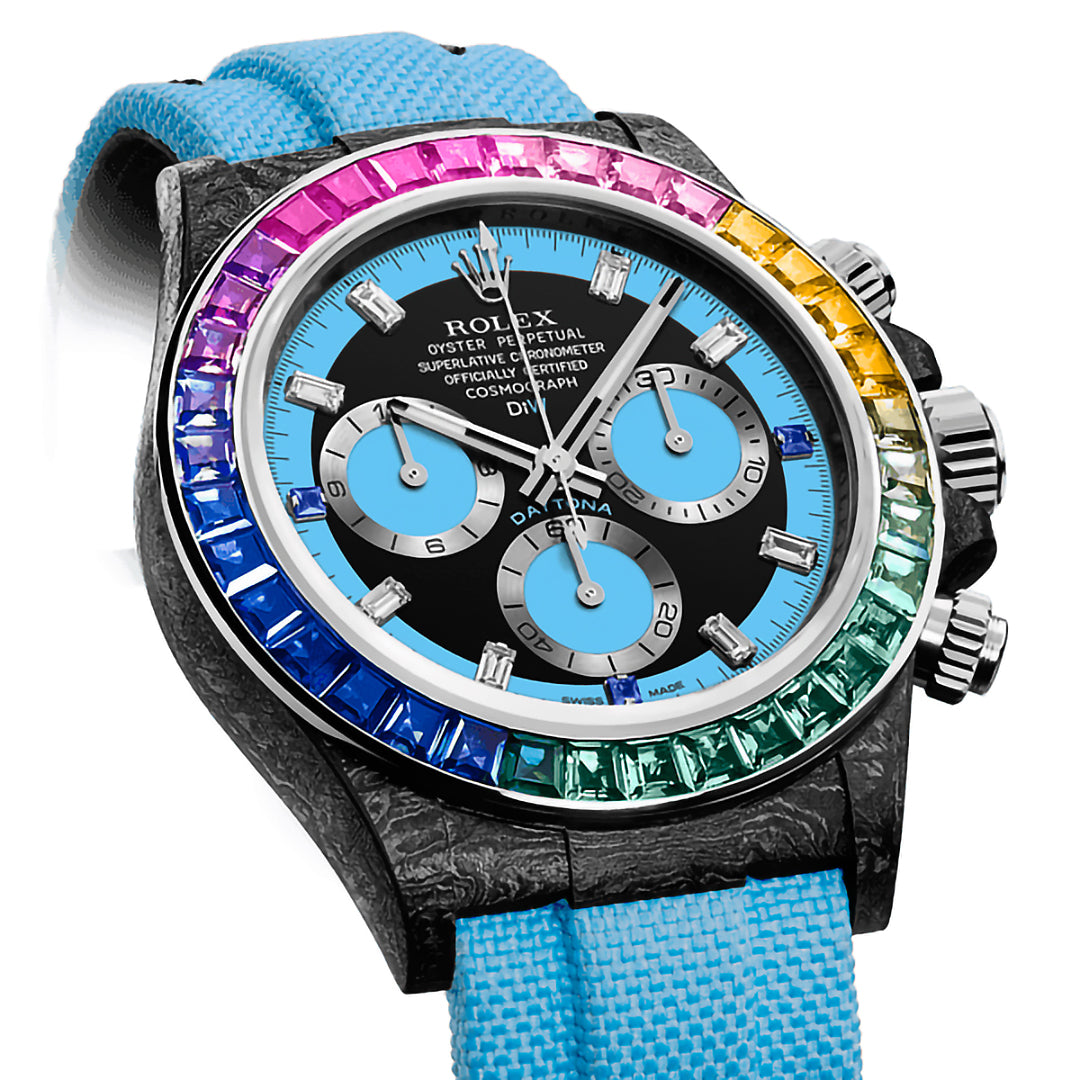 DiW Rolex Daytona RAINBOW BLUE【1:1 Replica】