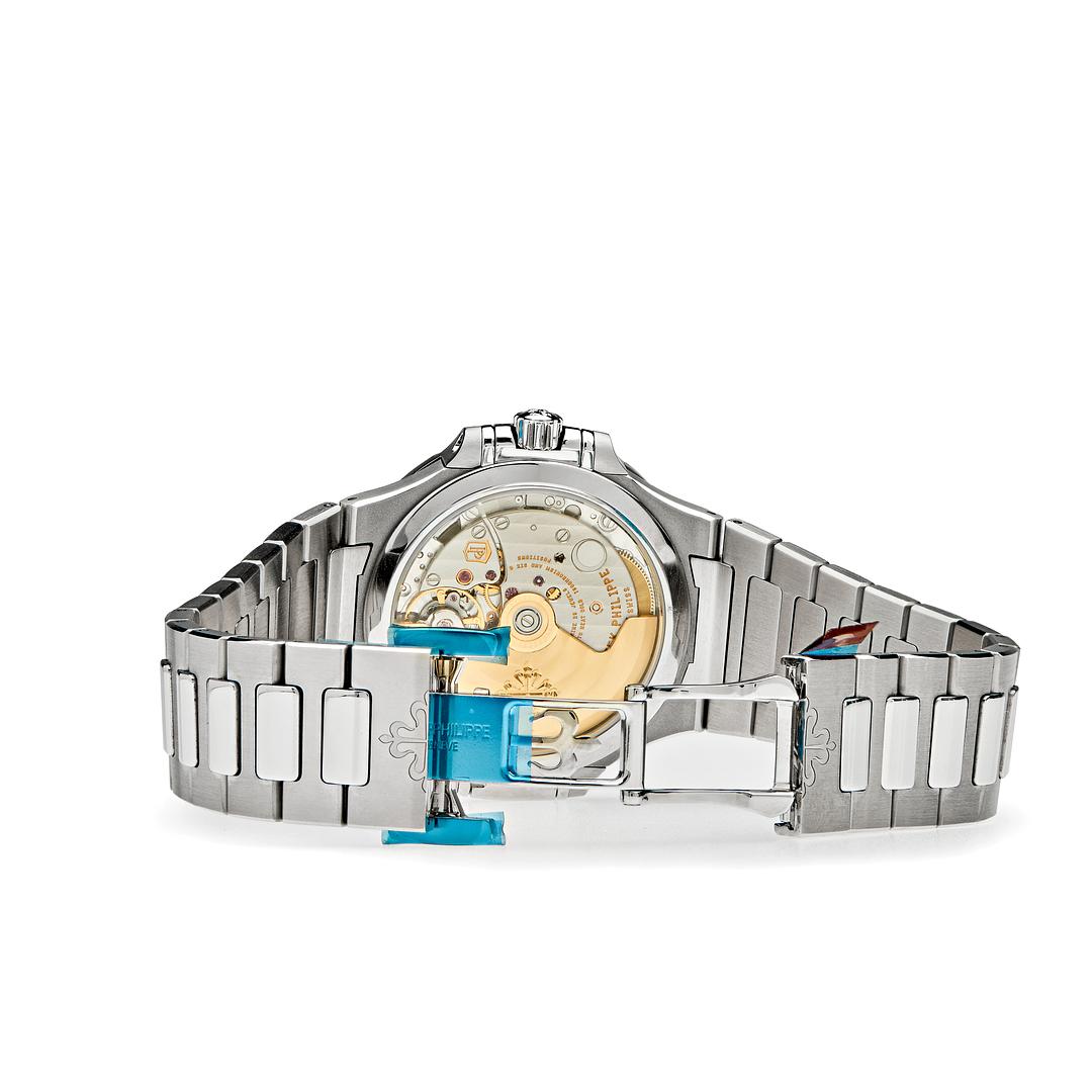 Patek Philippe Ladies Diamond Nautilus Stainless Steel White Dial Diamond Bezel 7118/1200A-010【1:1 Replica】
