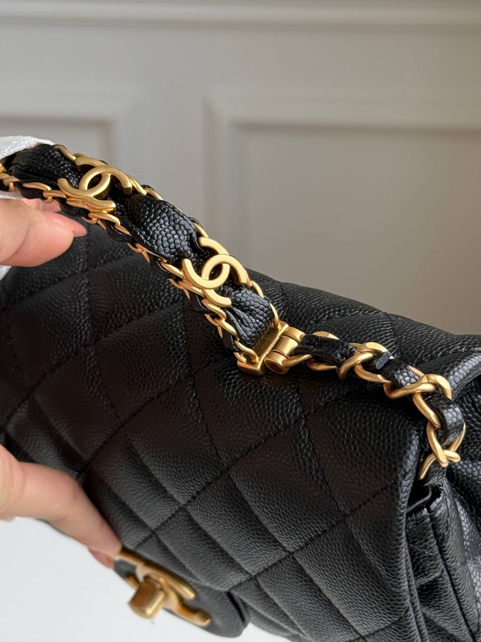 CHANEL Classic Flap with Top Handle