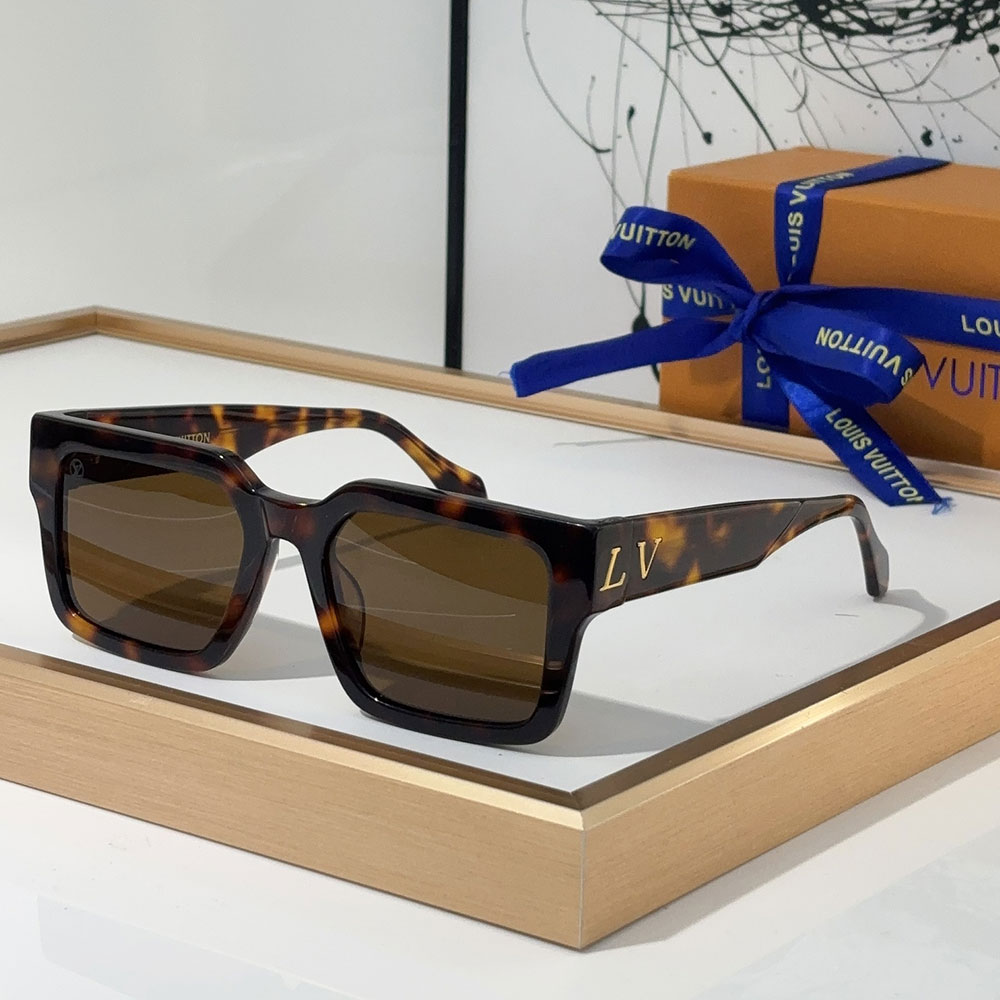 LV Mirror leg Logo sunglasses Top quality