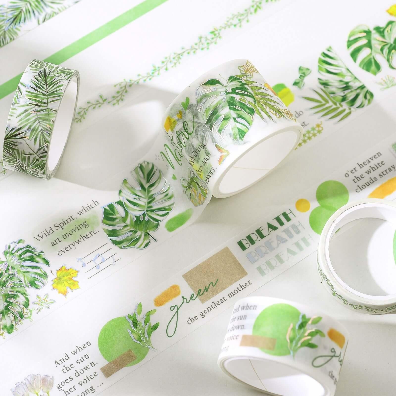 3012 Flower Series Hot Stamping Washi Tape