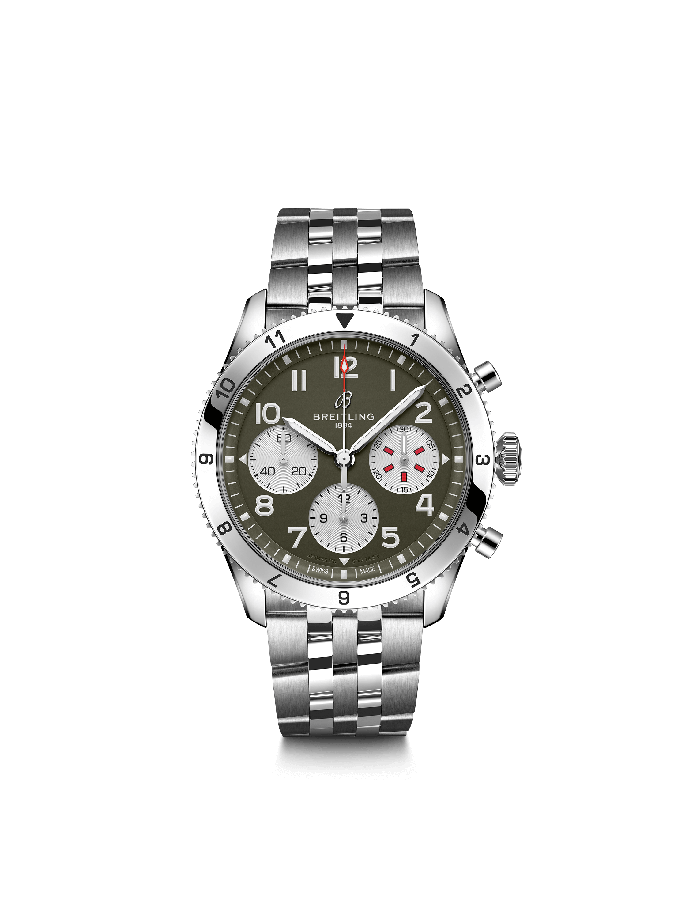 BREITLING Classic AVI Chronograph 42 Curtiss Warhawk A233802A1L1A1【1:1 Replica】