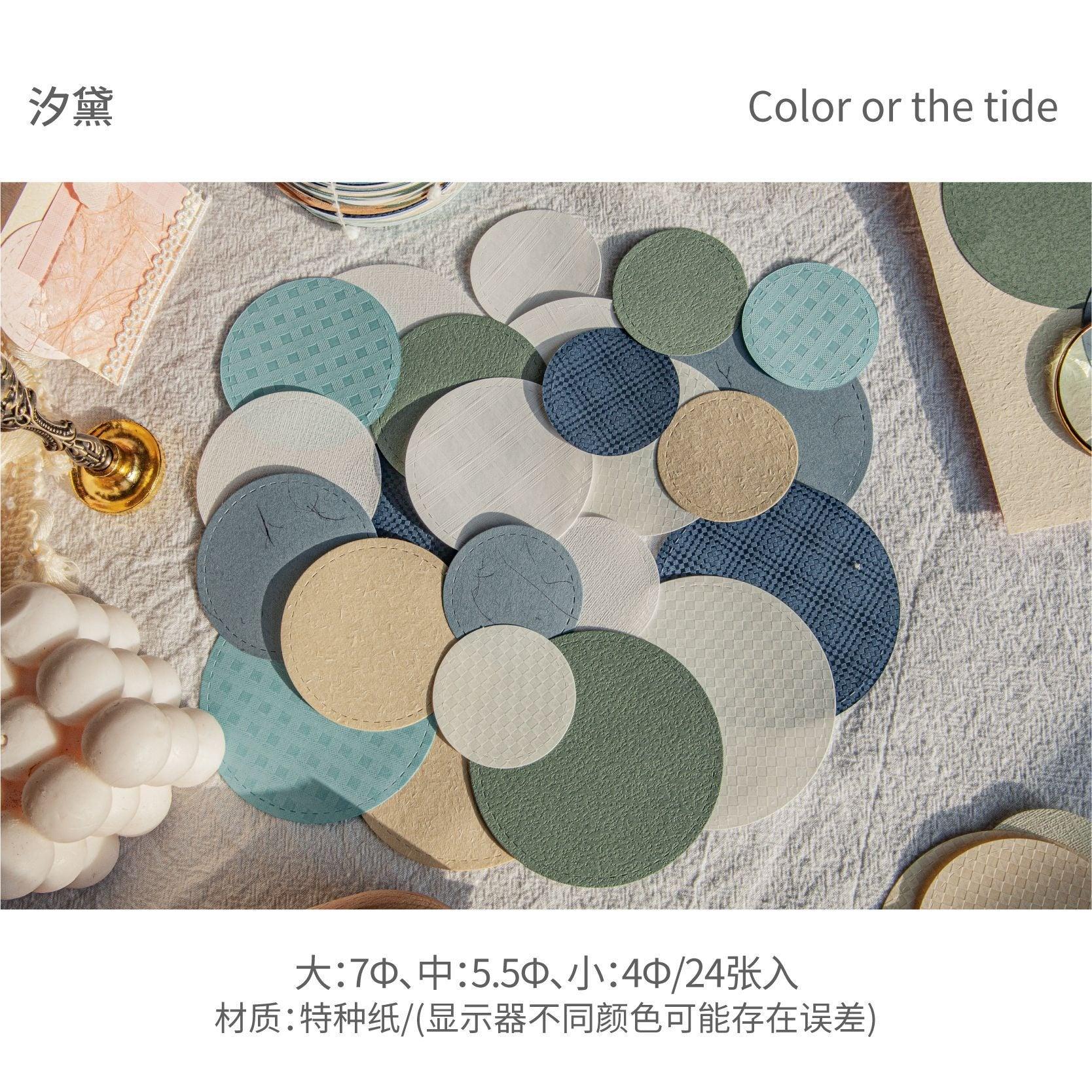 2128 Poetry Series Vegetable Round Sticky Notes Handbook