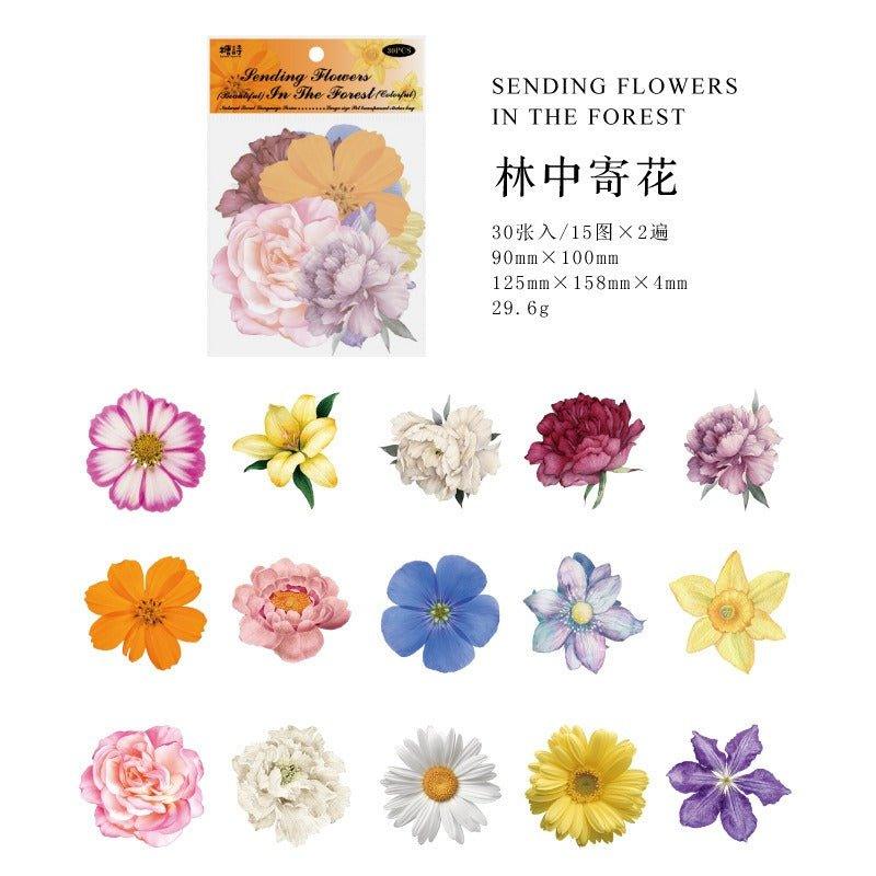 1142 Clear Sticker Pack Nature's Secret Collection