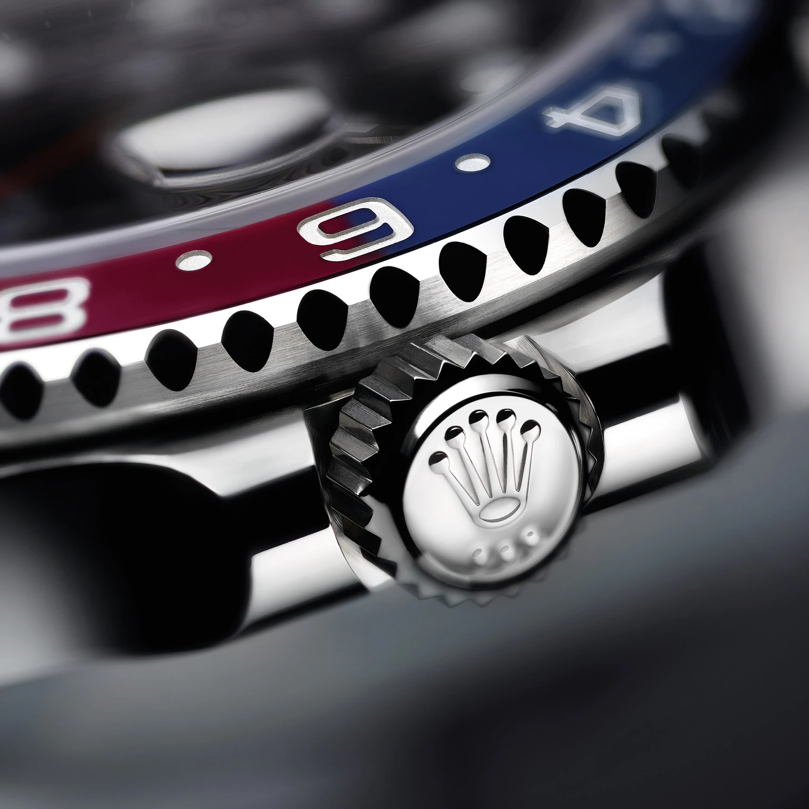 Rolex GMT Master II Pepsi Black Dial Stainless Steel Mens Watch 126710blro-0001【1:1 Replica】