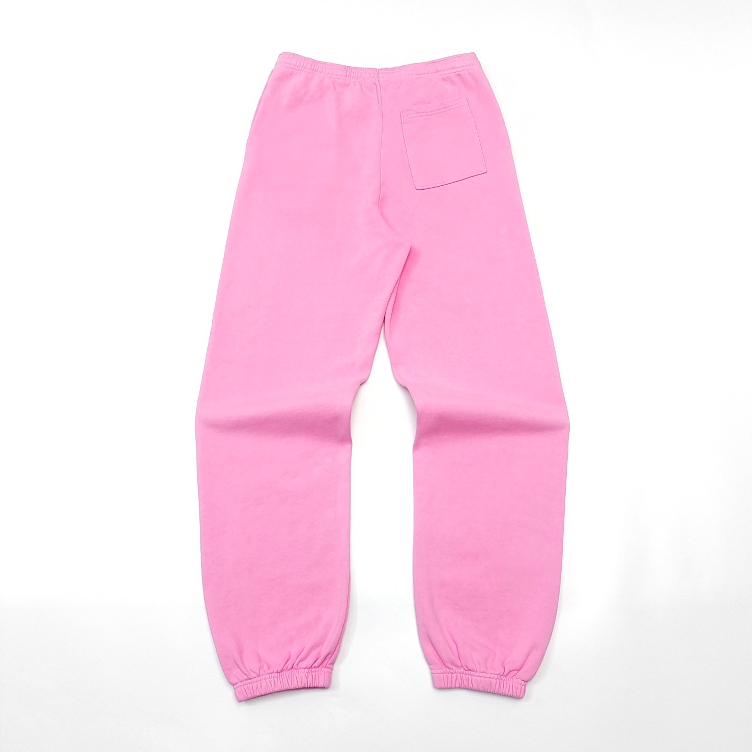 1:1 Best Quality White Letters Pants Pink