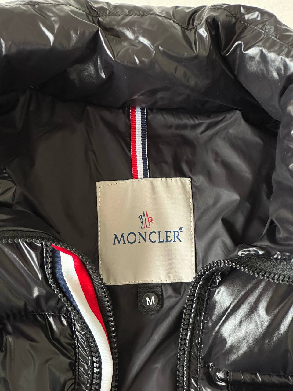 MONCLER Maya Detachable Hood Shiny Down Jacket