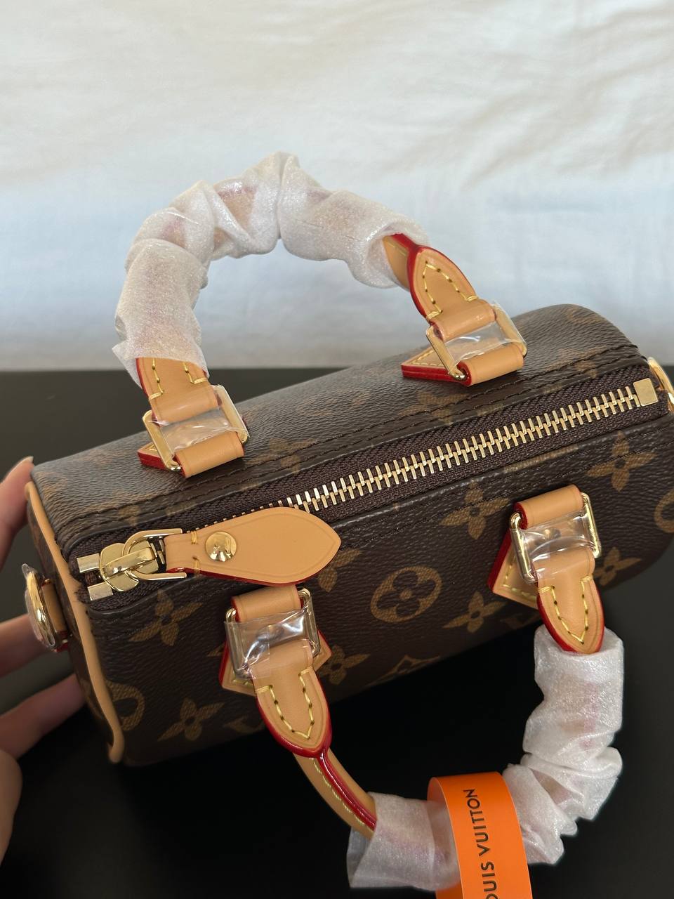 Louis Vuitton Monogram Mini Speedy Boston Handbag & Crossbody Bag