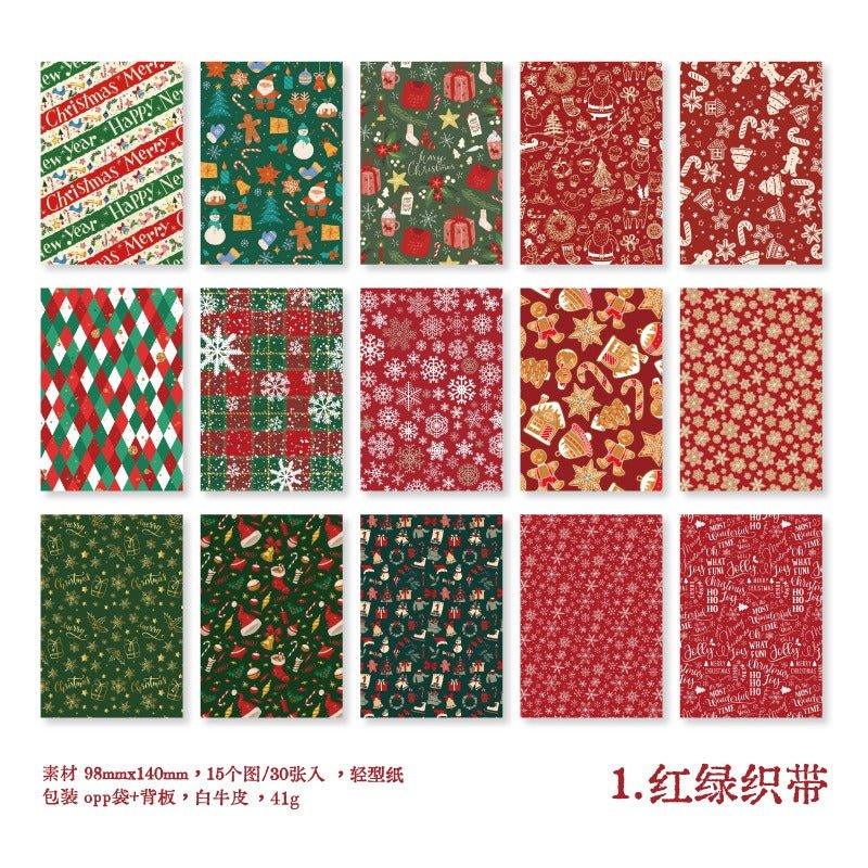 2158 Stock Paper Christmas Album Series