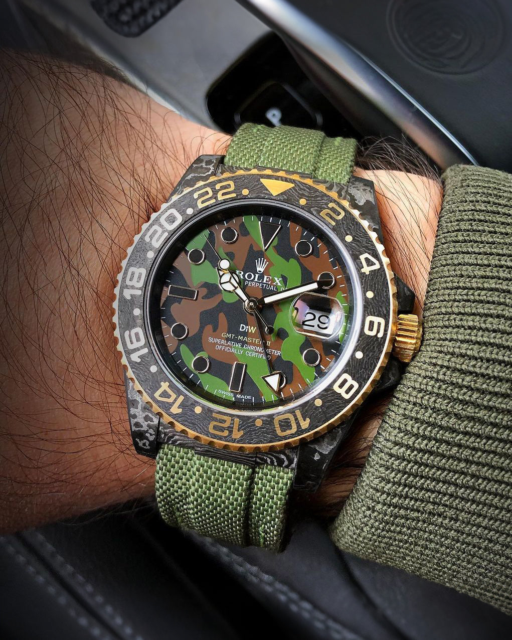 Carbon Rolex DiW GMT-Master II 