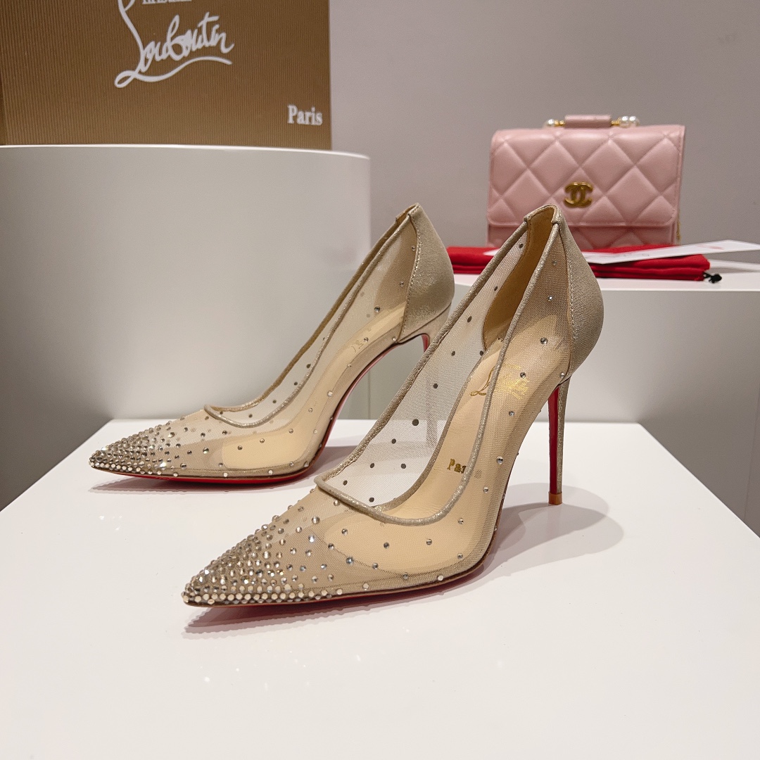 Christian Louboutin Follies Strass Heels