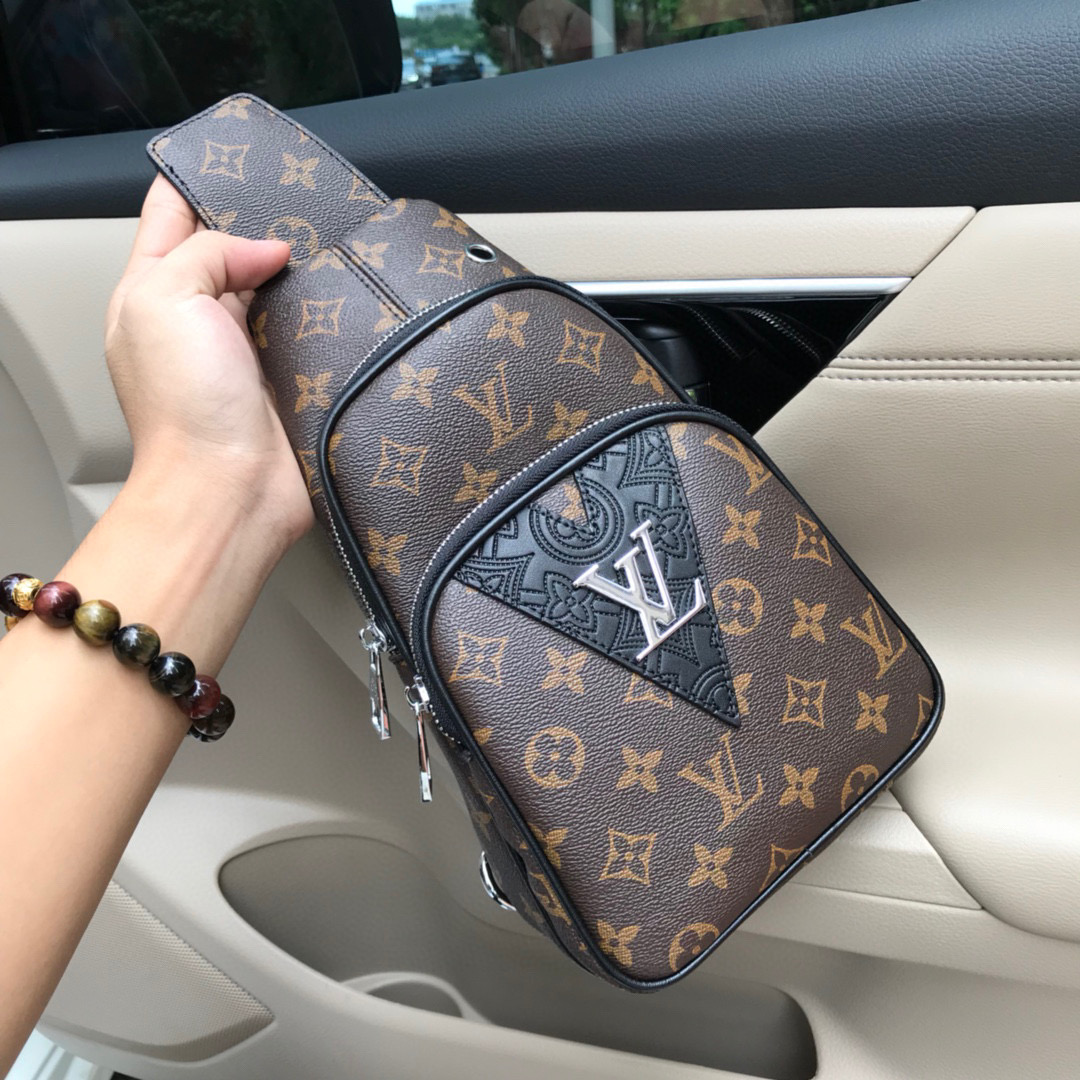 LV Single Shoulder Bag Brown size 29*16*6cm