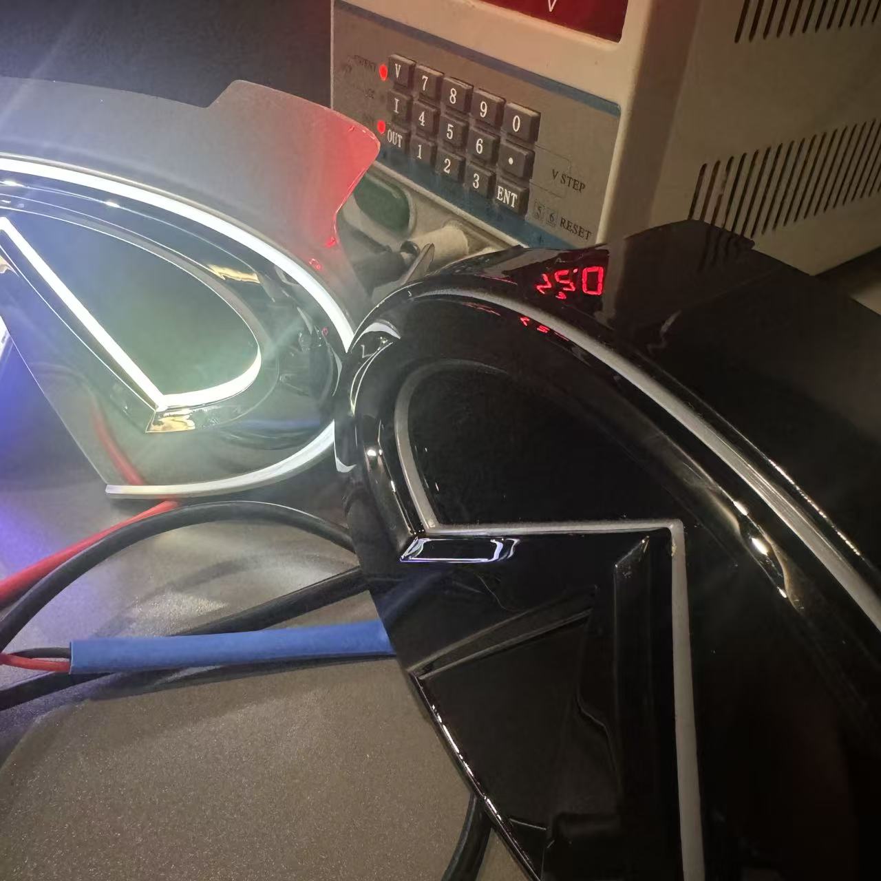 Infiniti G37/G25 Sedan RGB Style Flow Series LED Emblem Light Black