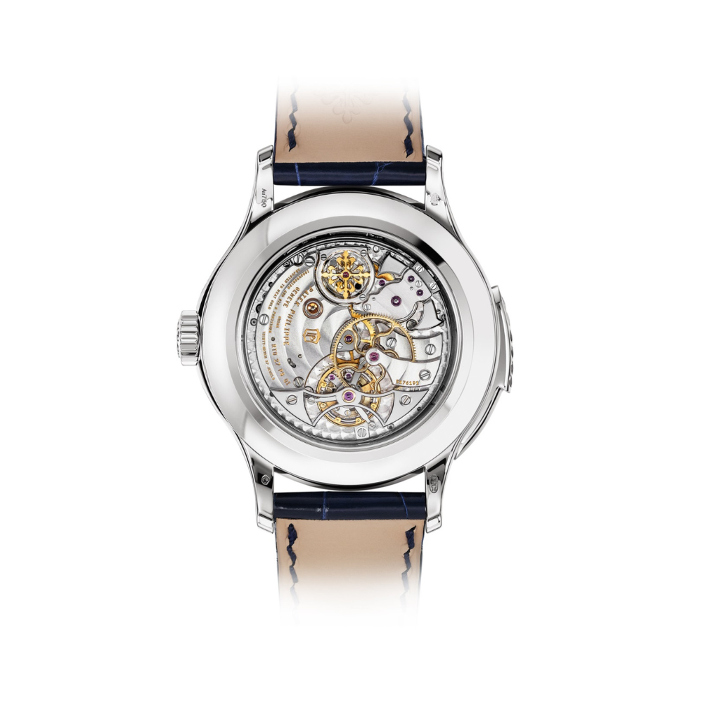 Patek Philippe Grand Complications Tourbillon Minute Repeater Perpetual Calendar White Gold Blue Dial 5207G-001【1:1 Replica】