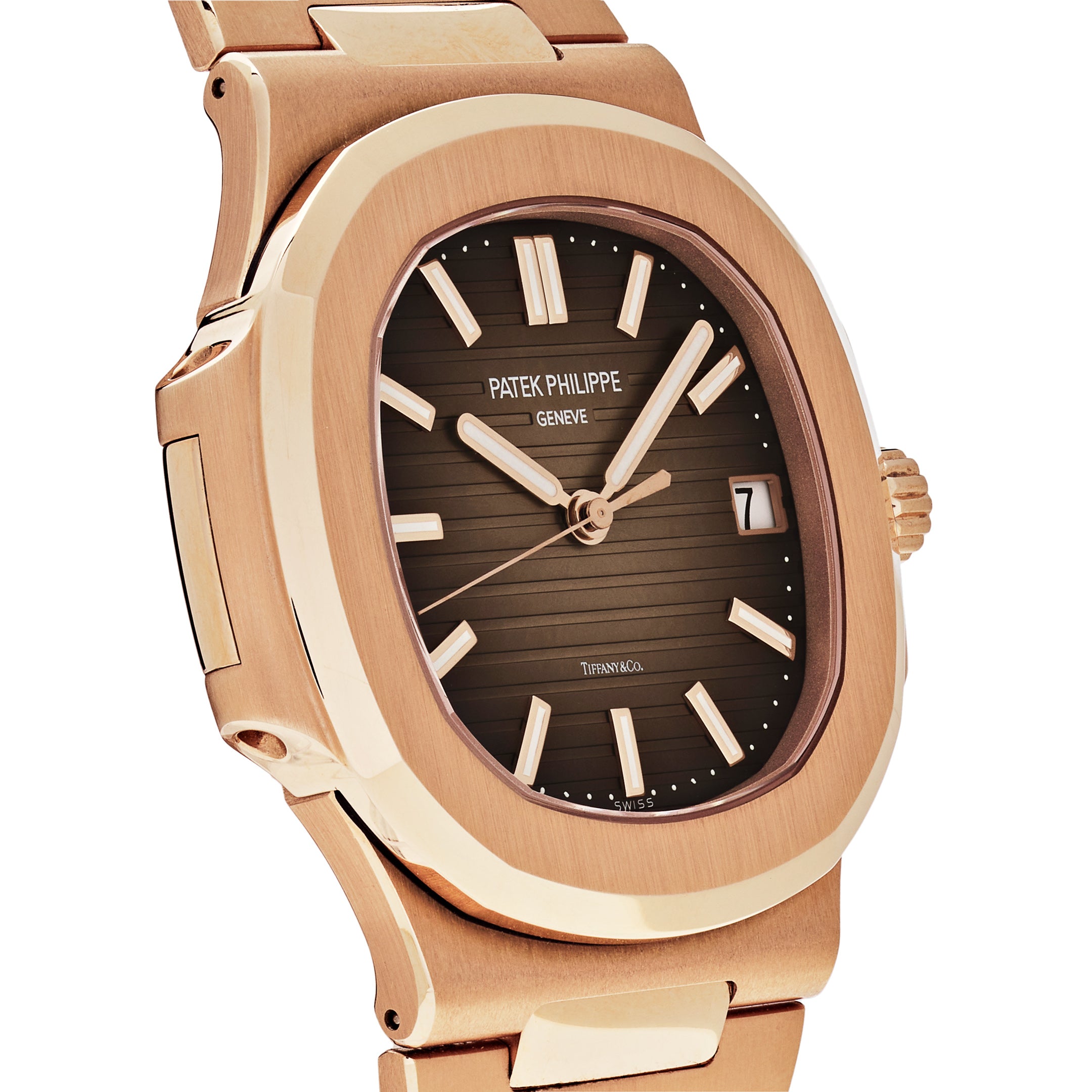 Patek Philippe Nautilus Rose Gold Tiffany & Co. Dial 5711/1R-001【1:1 Replica】