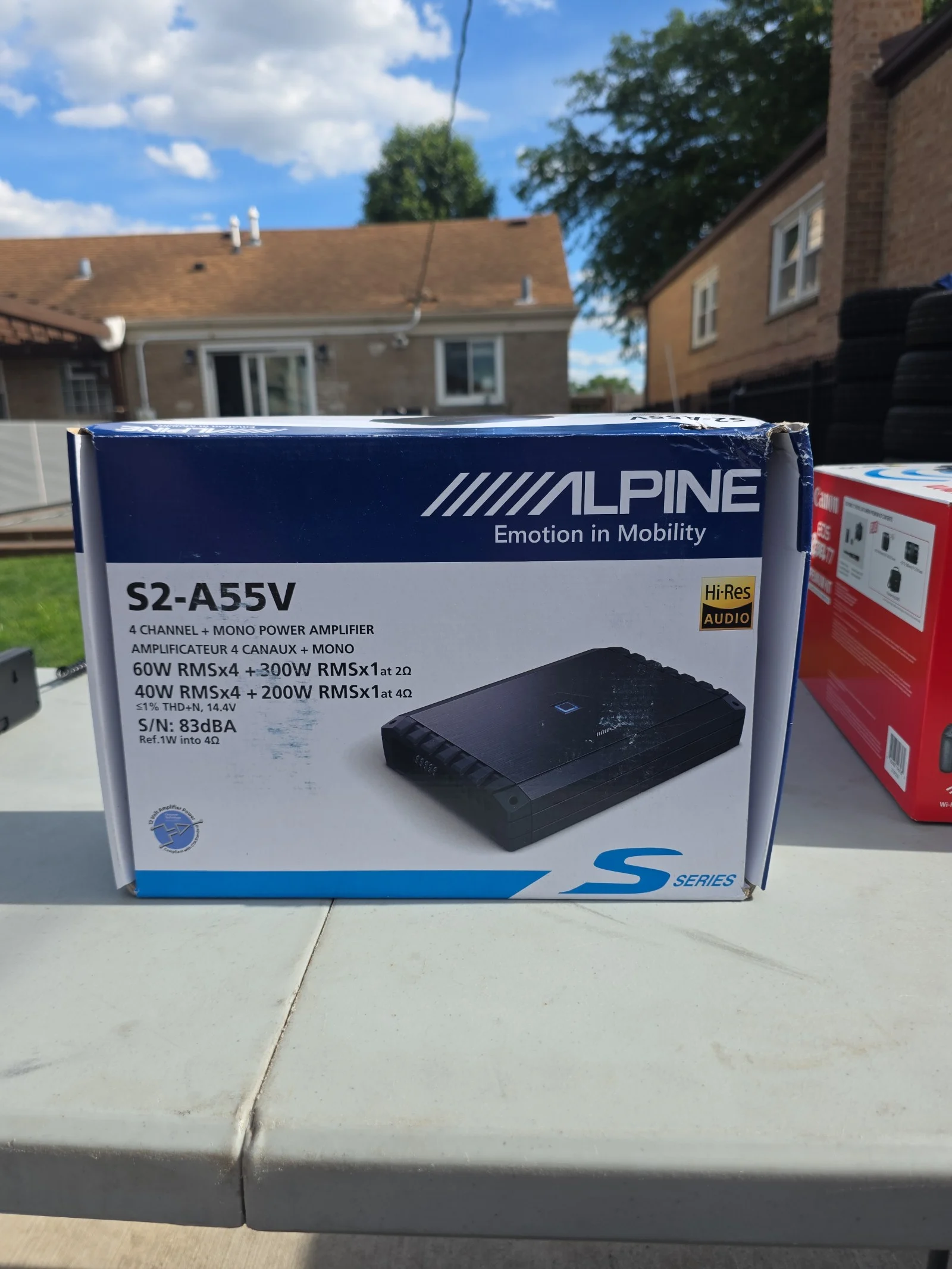 Alpine Series 5 channel amplifier New BJX6U