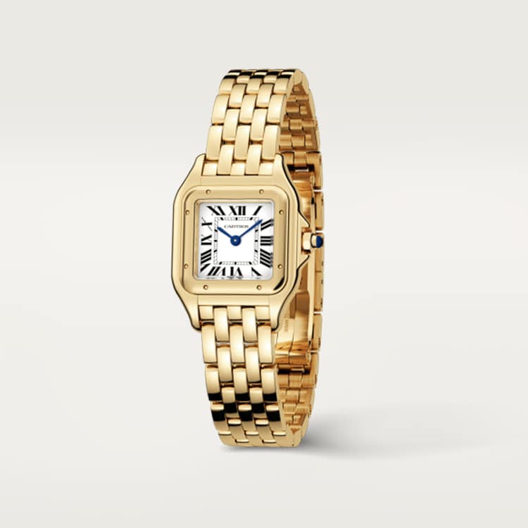 PANTHÈRE DE CARTIER WATCH Small model, quartz movement, yellow gold【1:1 Replica】