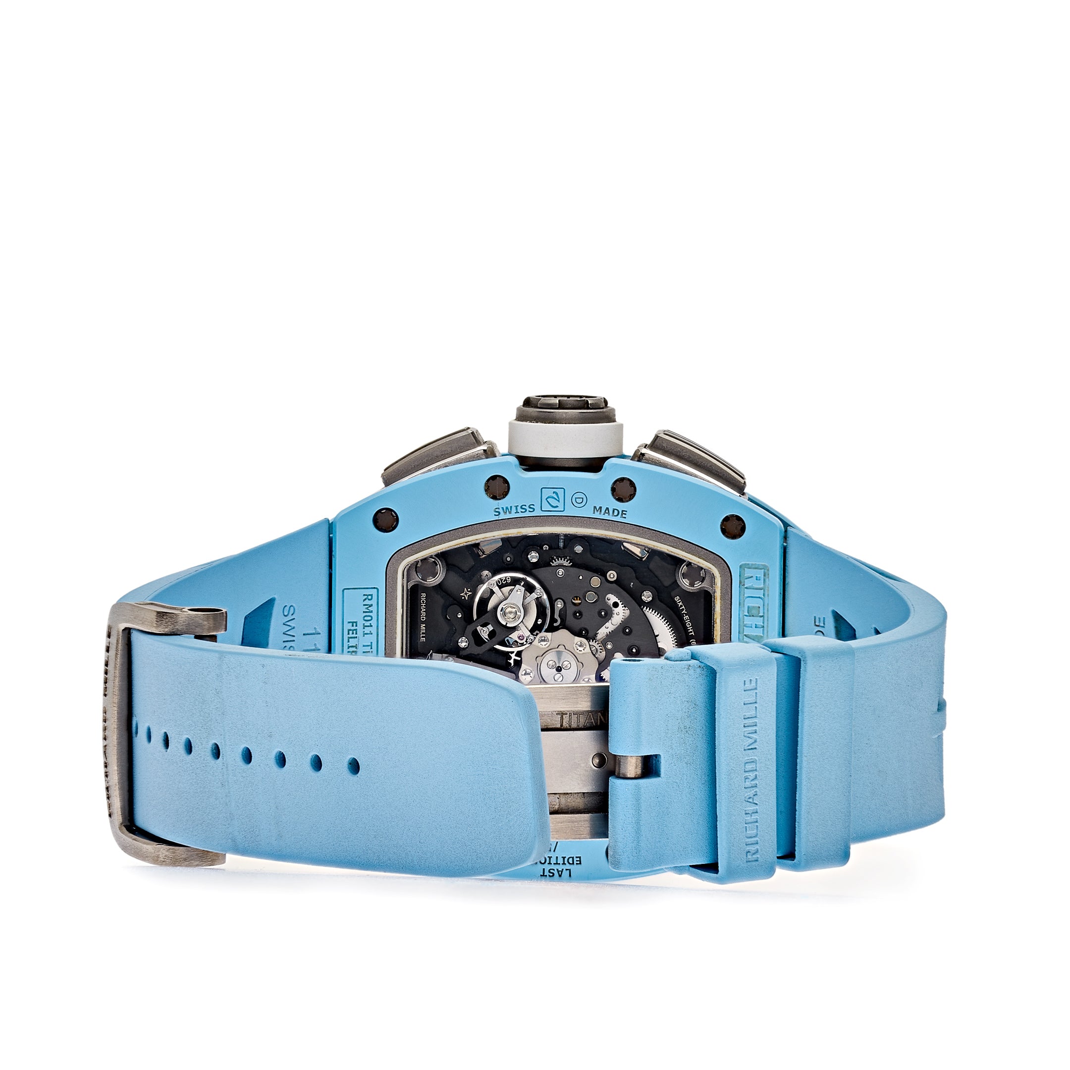 Richard Mille Baby Blue Ceramic Last Edition Felipe Massa RM011【1:1 Replica】