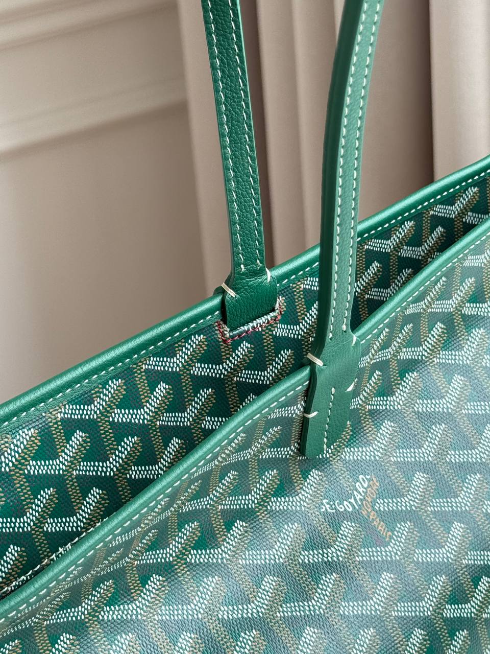 Goyard Saint Louis PM Tote Bag in Green