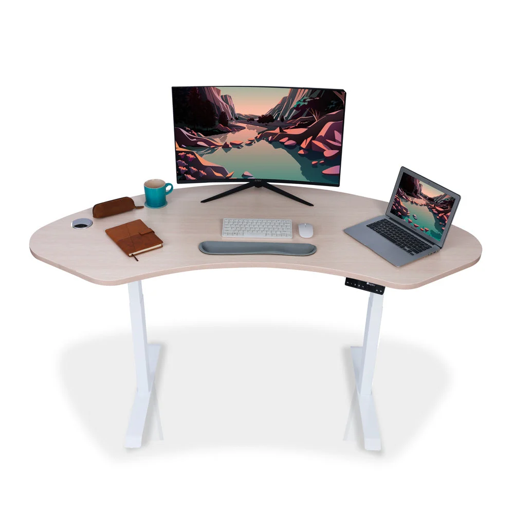 Bureau assis debout incurvé - DYNAMIC CURVE