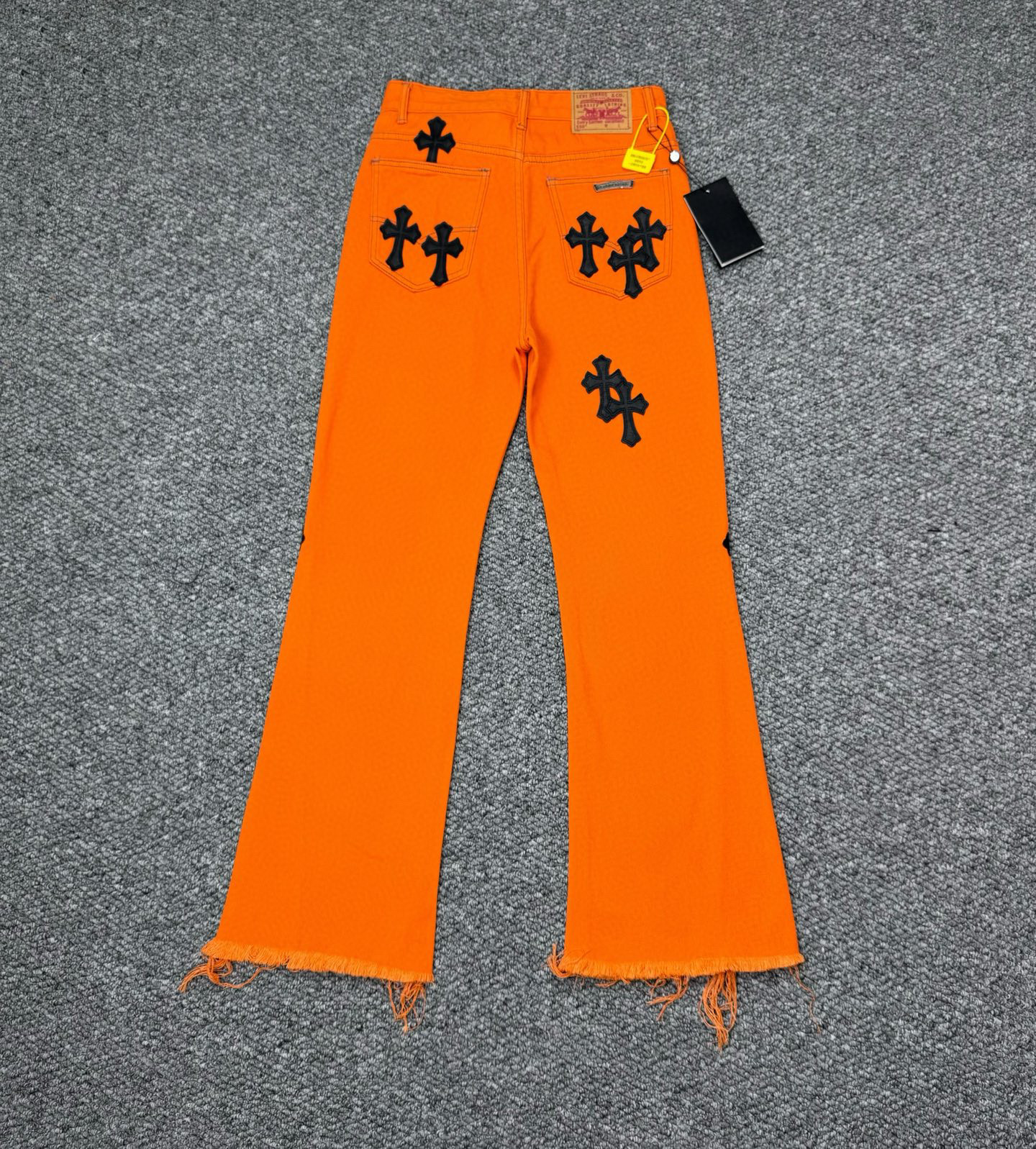 Chrome Heart Jeans Orange Color